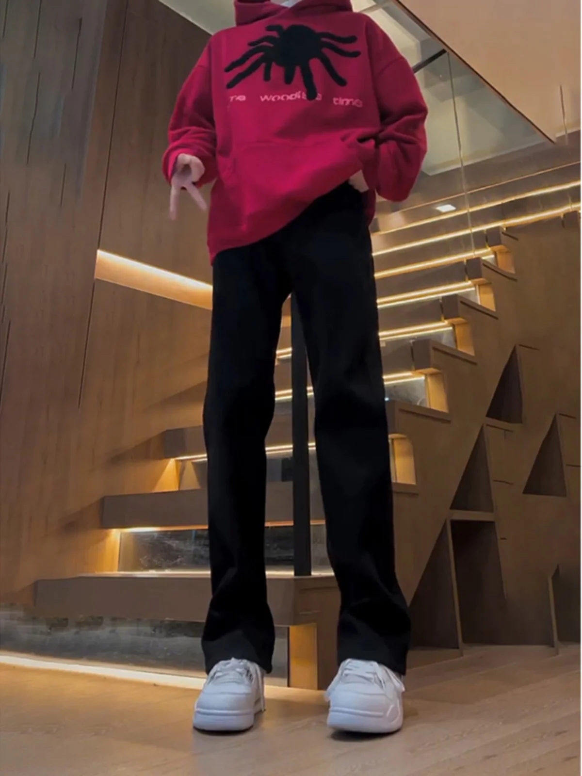 

Bla Extended Soft Denim Jeans Men's Slim Straight American Sle Spring Tall Pants Wear Resistant Low Waist Zipper Fly