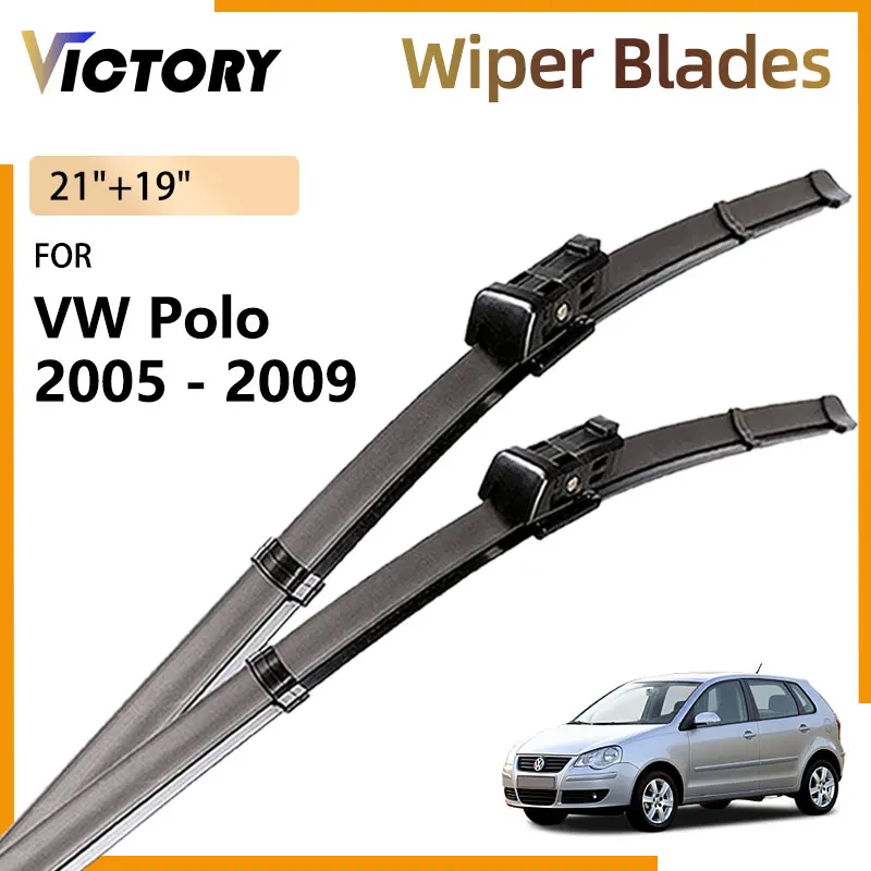 

For Volkswagen VW Polo 9N 9N3 4 2005 - 2009 2008 2007 2006 Accessorie Car Front Wiper Blade Windshield Windscreen Window Brushes