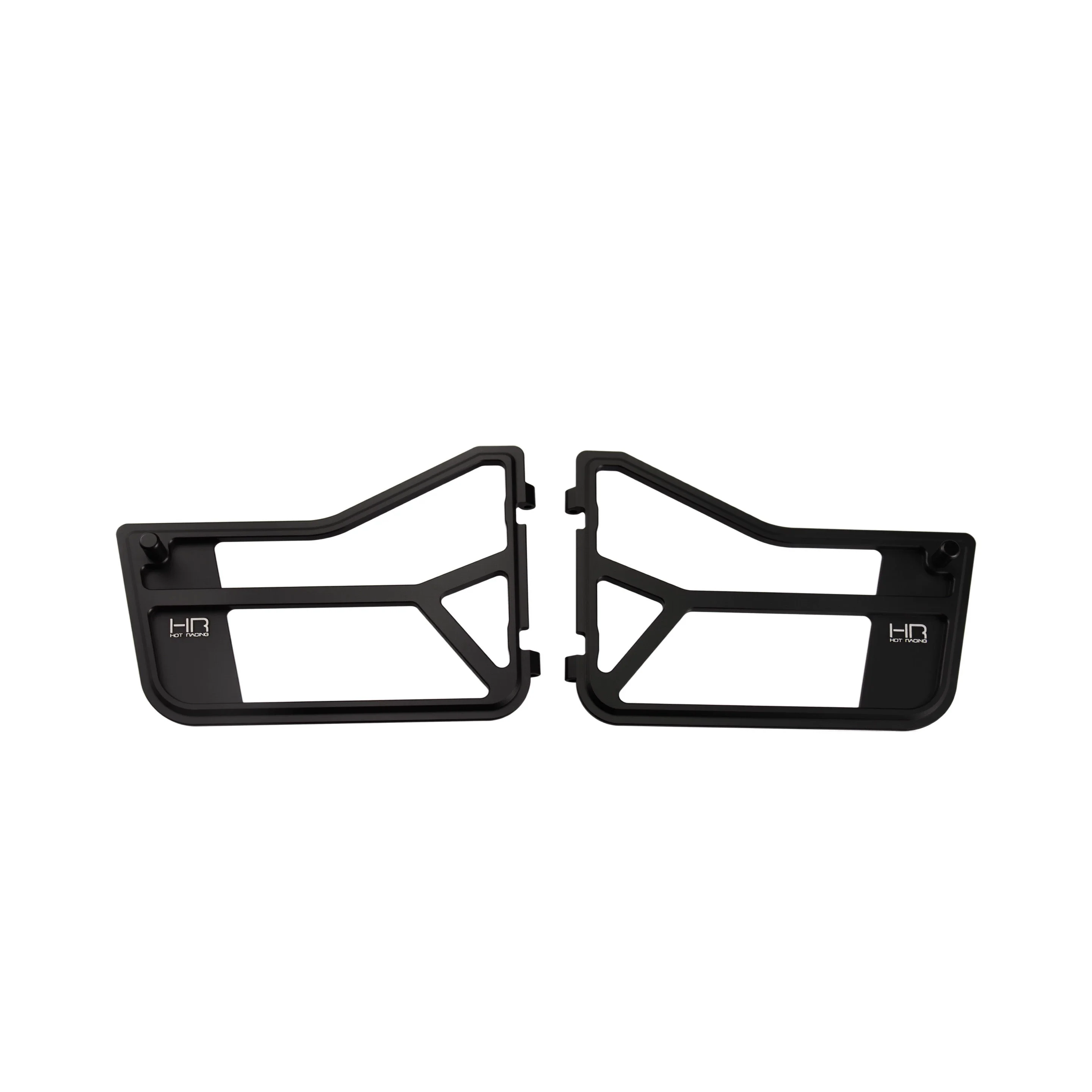 CNC Aluminum Tube Half Doors for Axial 1/10 SCX10 III CJ-7 RC Rock Crawler Upgrade Parts, 1 Pair