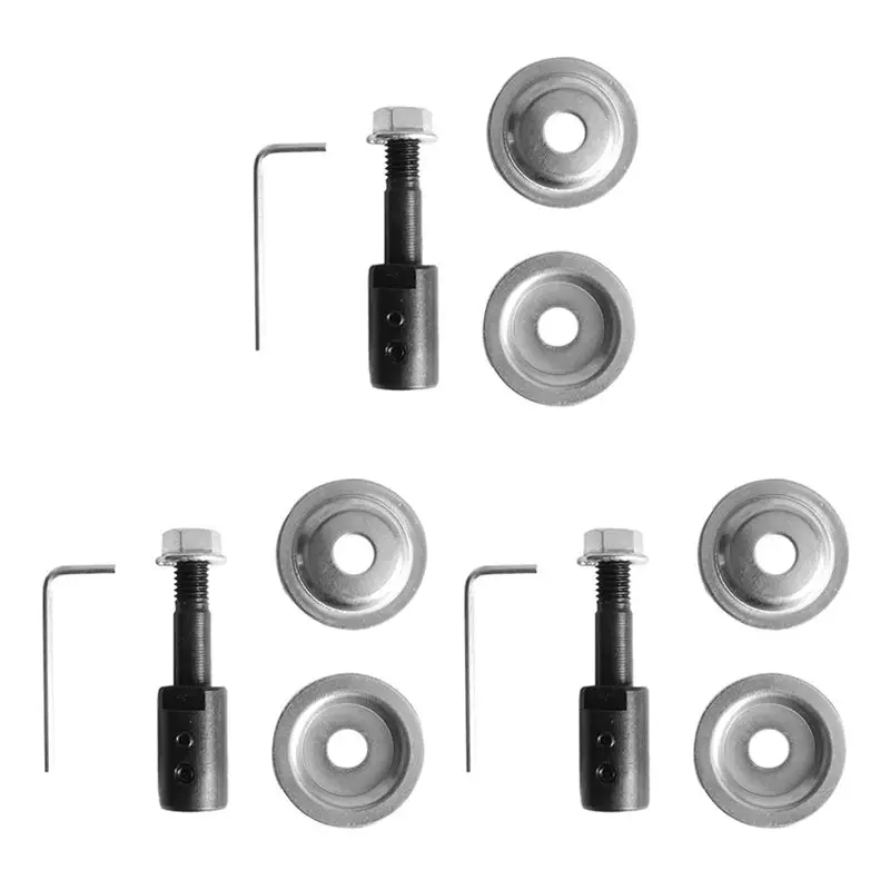 

ABFI 3 Sets Of Grinding Wheel Connection Shaft For 775 Motor Polishing And Grinding Rods
