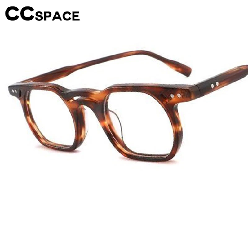 

Fashion Rivet Acetate Anti Blue Reading Glasses Retro Square Optical Presbyopia Eyeglasses +50+100+150+200+250+300+350 300374