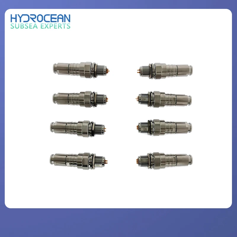 ROV J08 deepwater aviation plug 2-10 core 316 stainless steel anti-corrosion underwater 200 meter watertight connector joint