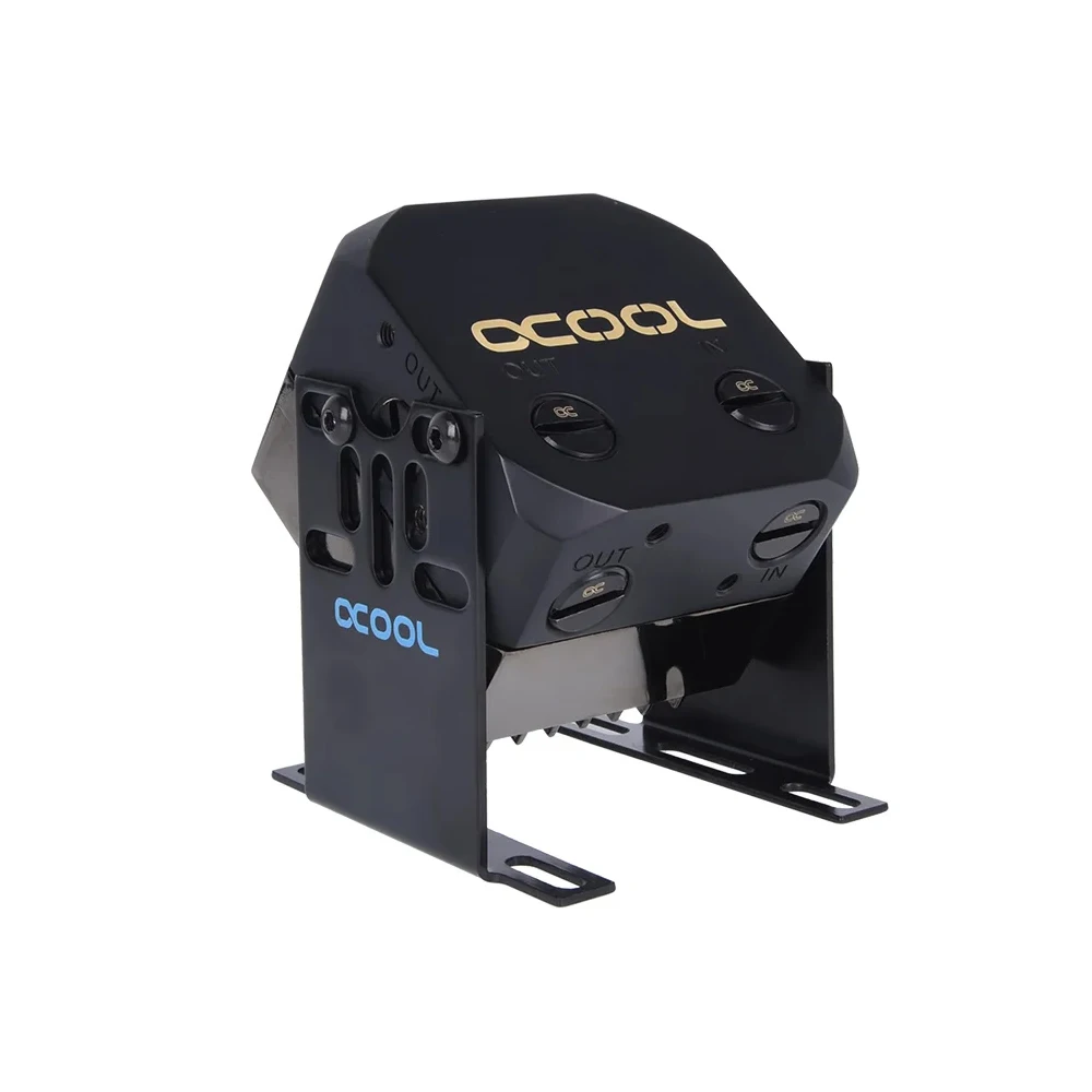 Alphacool Single D5 Brass Top Cover ,High Quality,Deep Black