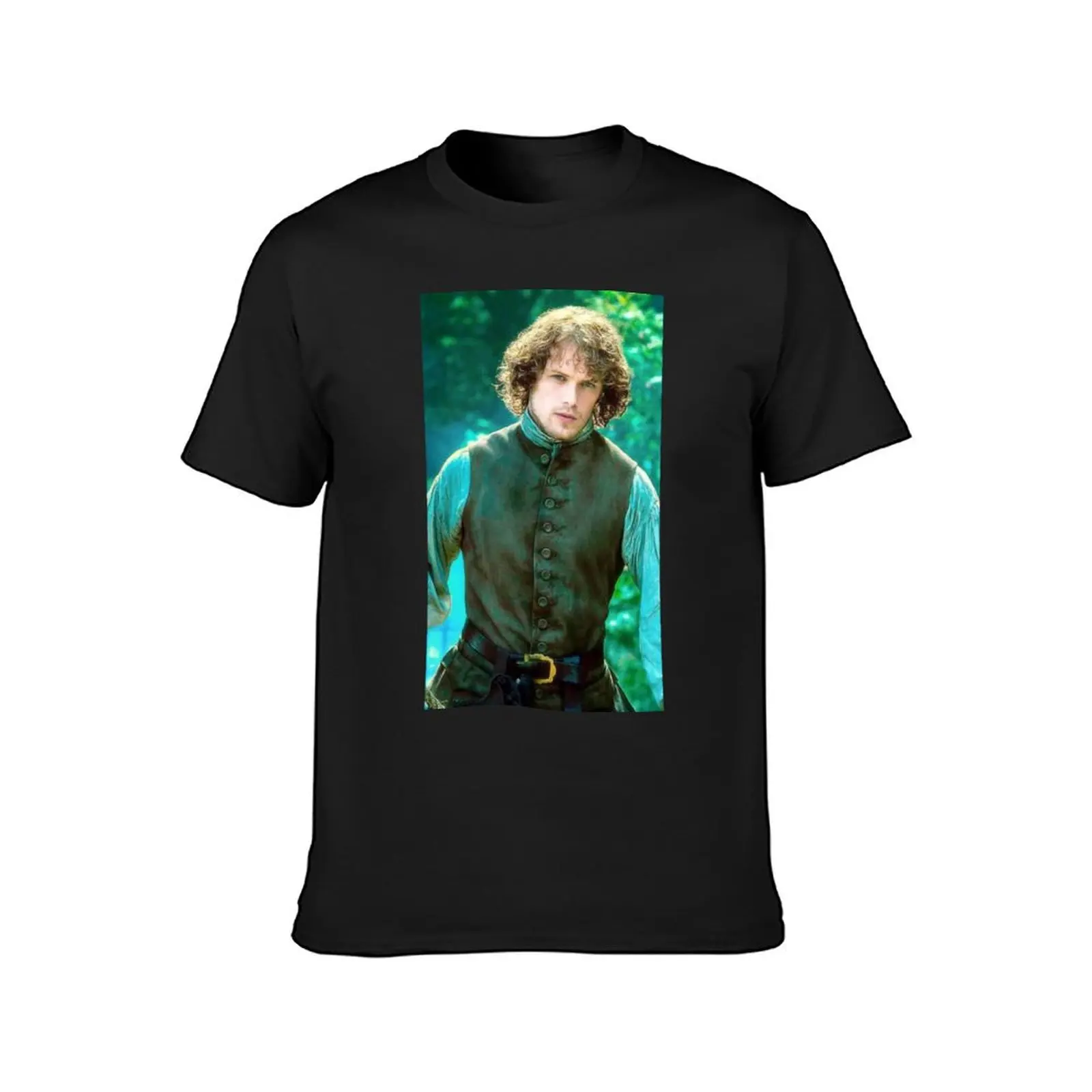 Sam Heughan T-Shirt heavyweights customs men clothings