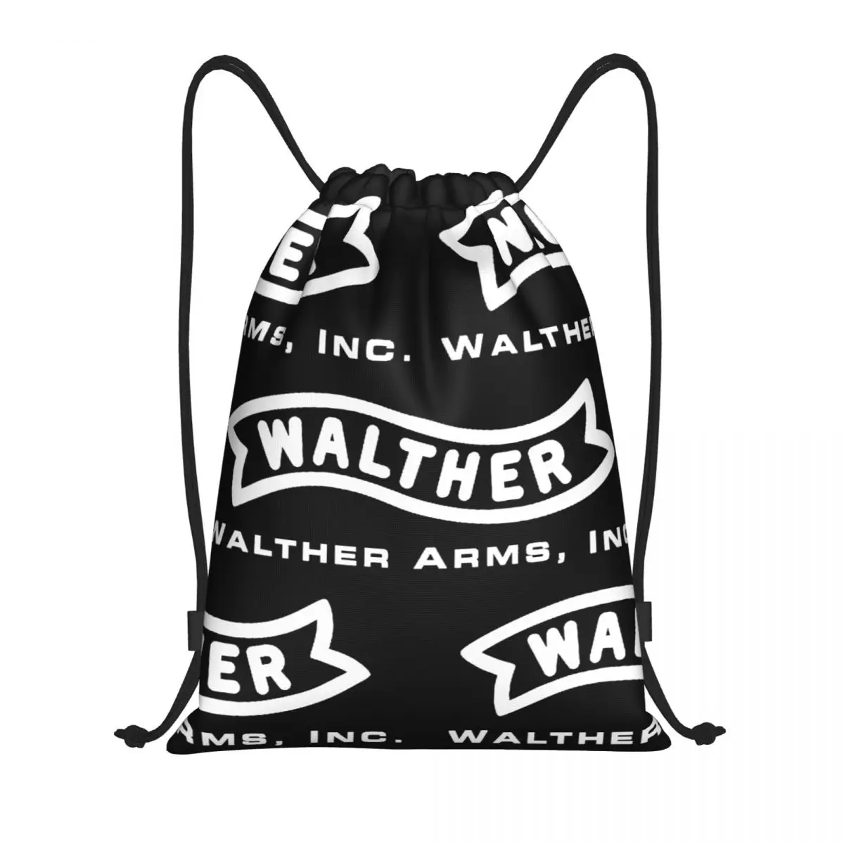 

Walther Arms Logo Multi-function Portable Drawstring Bags Sports Bag Book Bag For Travelling