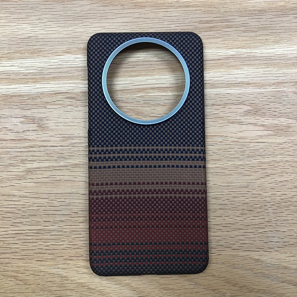 

Sunset phone colorful case for Huawei Mate 60 Pro Kevlar Carbon Fiber Aramid Geometric lightweight Magnetic Wireless charging