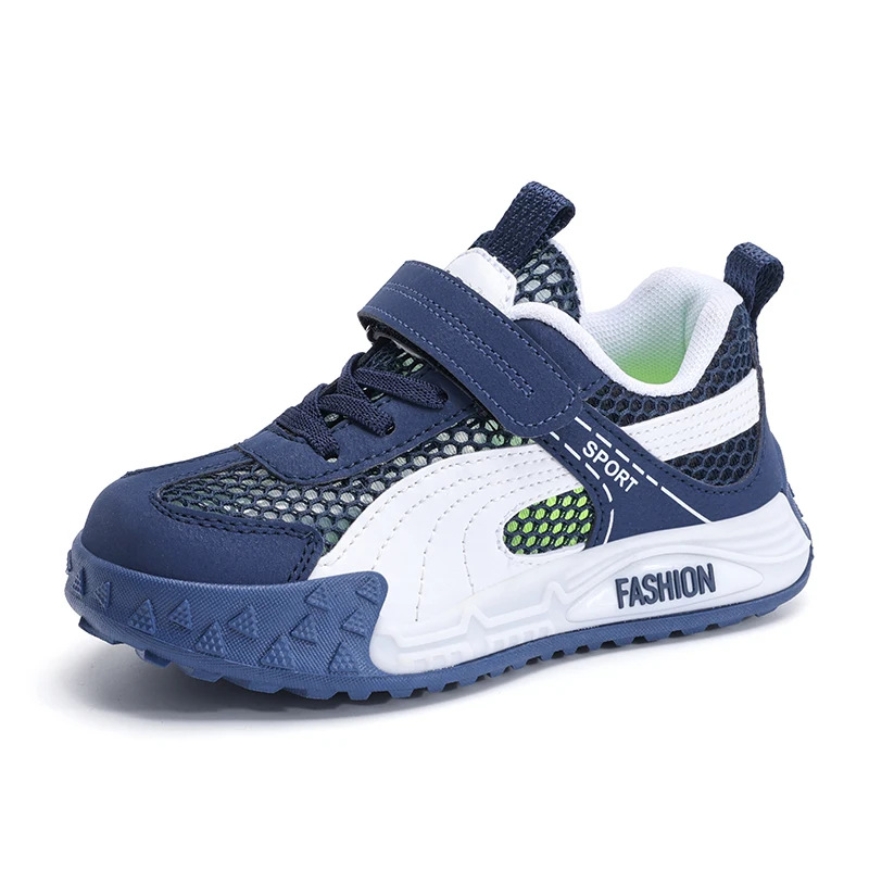 

Весенние детские спортивные кроссовки с дышащей сеткой, водонепроницаемые, противоскользящие, с мягкой подошвой, повседневные кроссовки для бега для мальчиков и девочек