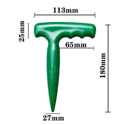 1Pc Handheld Garden Hole Puncher Clear Scale Planting Tools Lightweight Digging Hole Tool Sowing Seeds Dispenser 육묘기