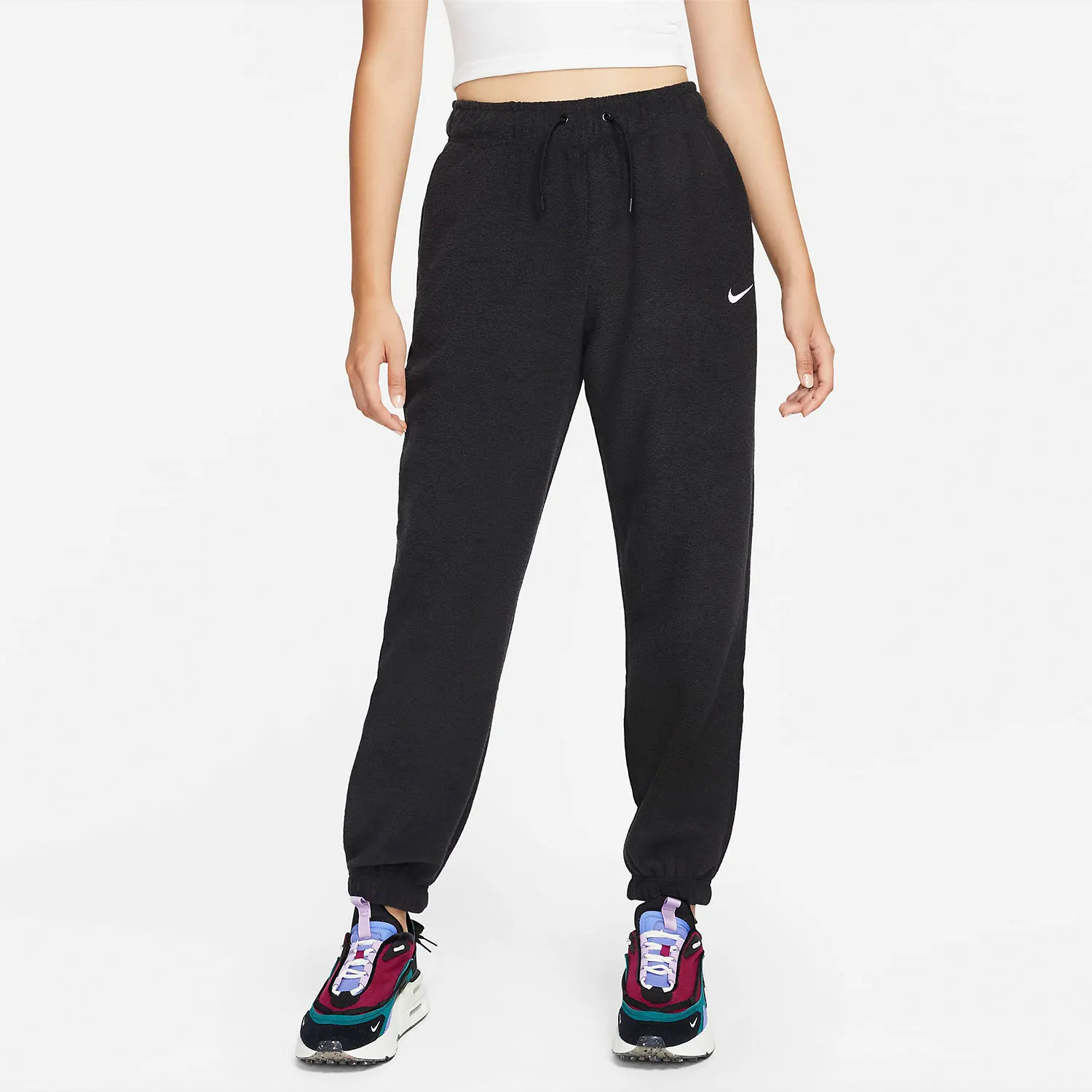 Nike genuine women's winter fleece warm and comfortable casual sports pants DD5111-010