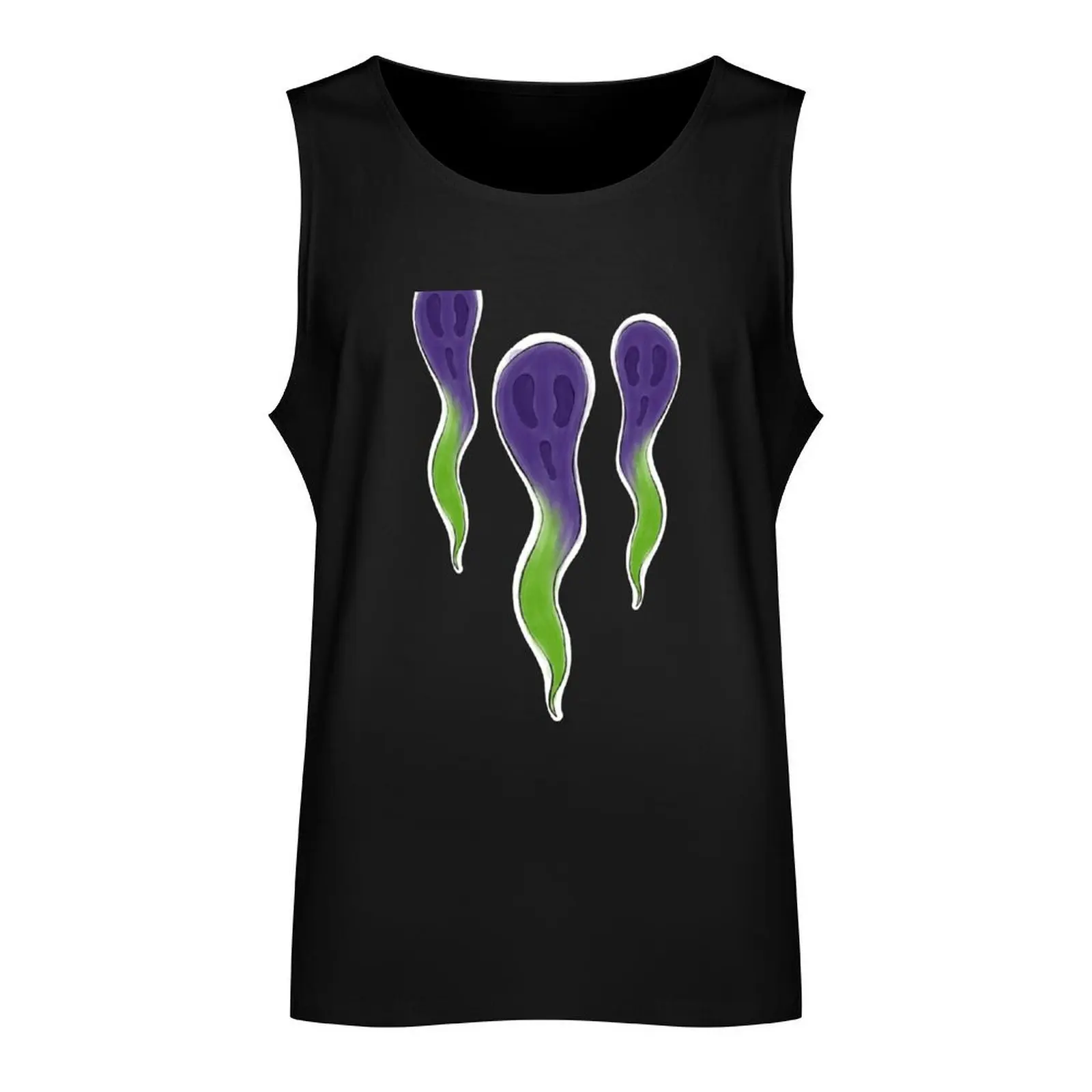 Three Tormented Souls Tank Top Men's summer t-shirt Men sleeveless tee summer clothes