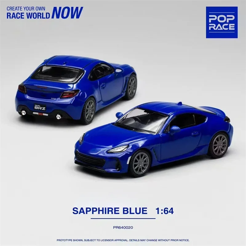 POP RACE 1:64 BRZ Sapphire BLUE รถโมเดลเหล็ก