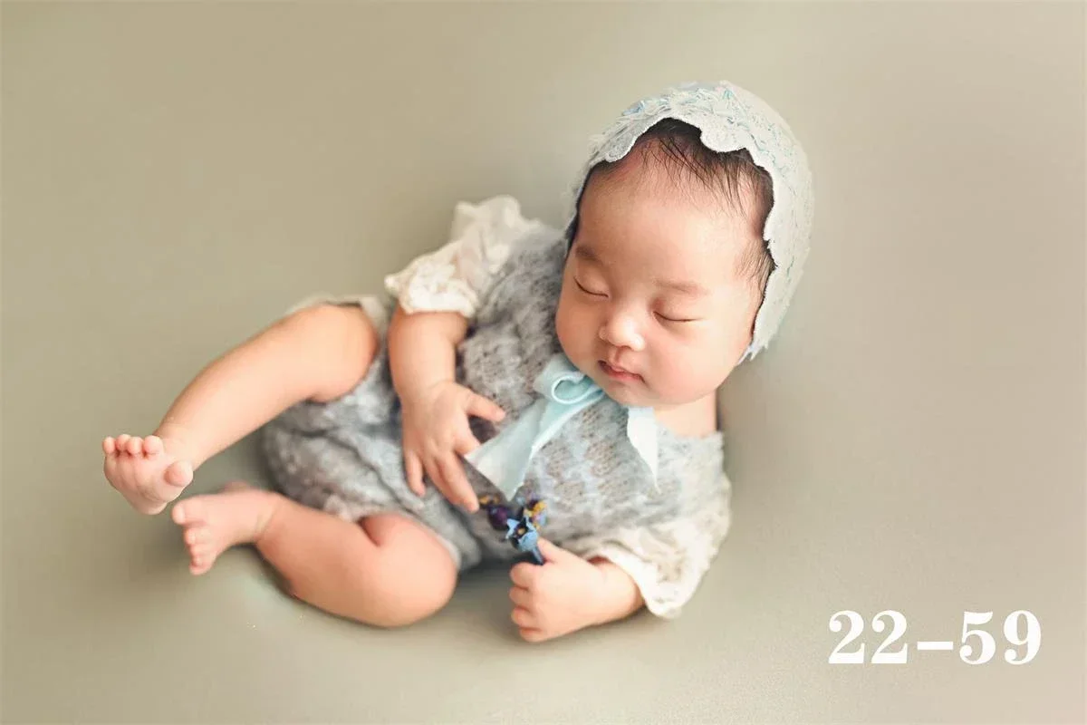 Infant Newborn Photo Shoots Lace Princess Dresses Hat Sets Outfits Babys Photography Props Clothes Baby Gift Souvenir Clothing