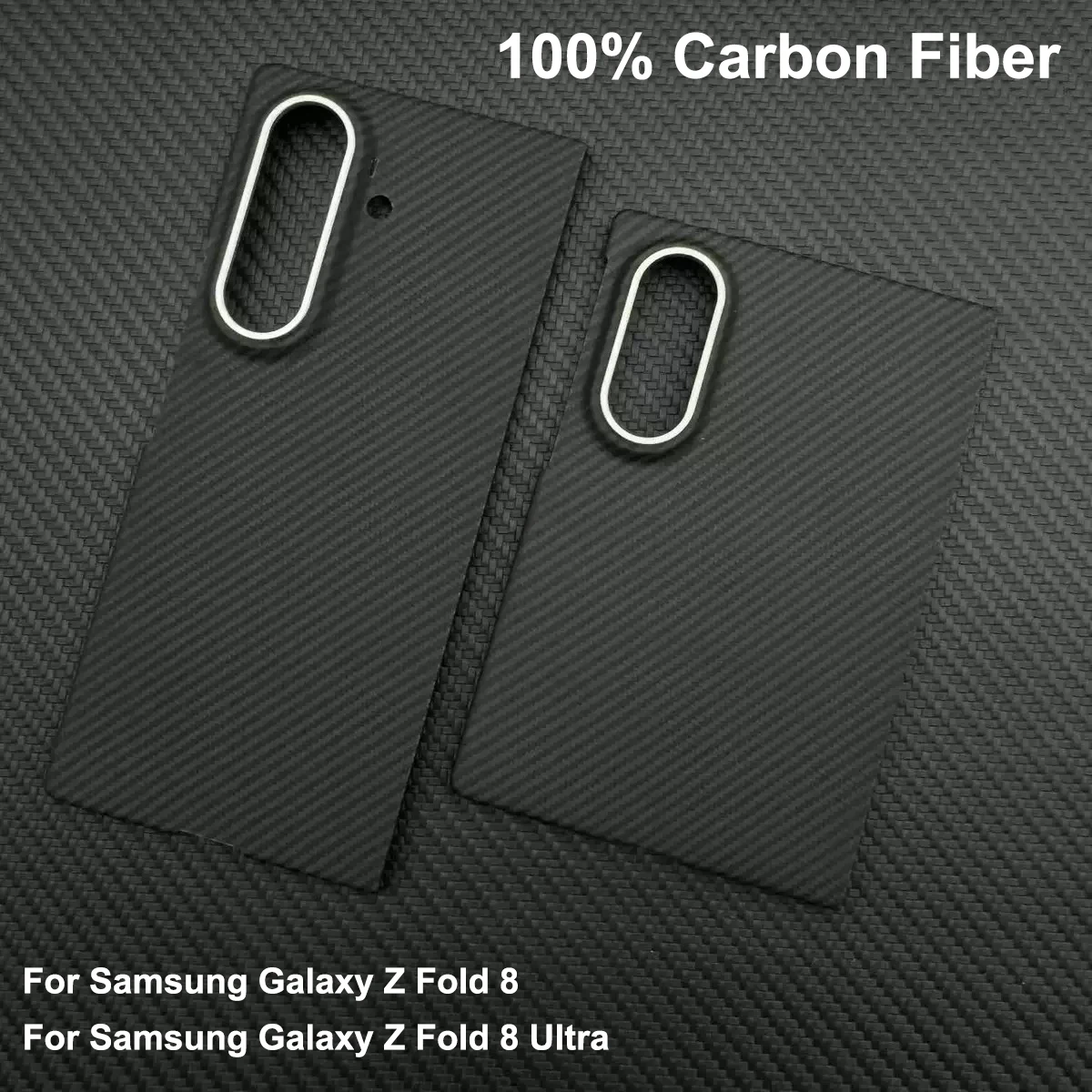 Real Carbon Fiber Magnetic Case For Samsung Galaxy Z Fold 8 Ultra  With Magsafe Kevlar Aramid Ultra-Thin Cover For Fold8 Ultra
