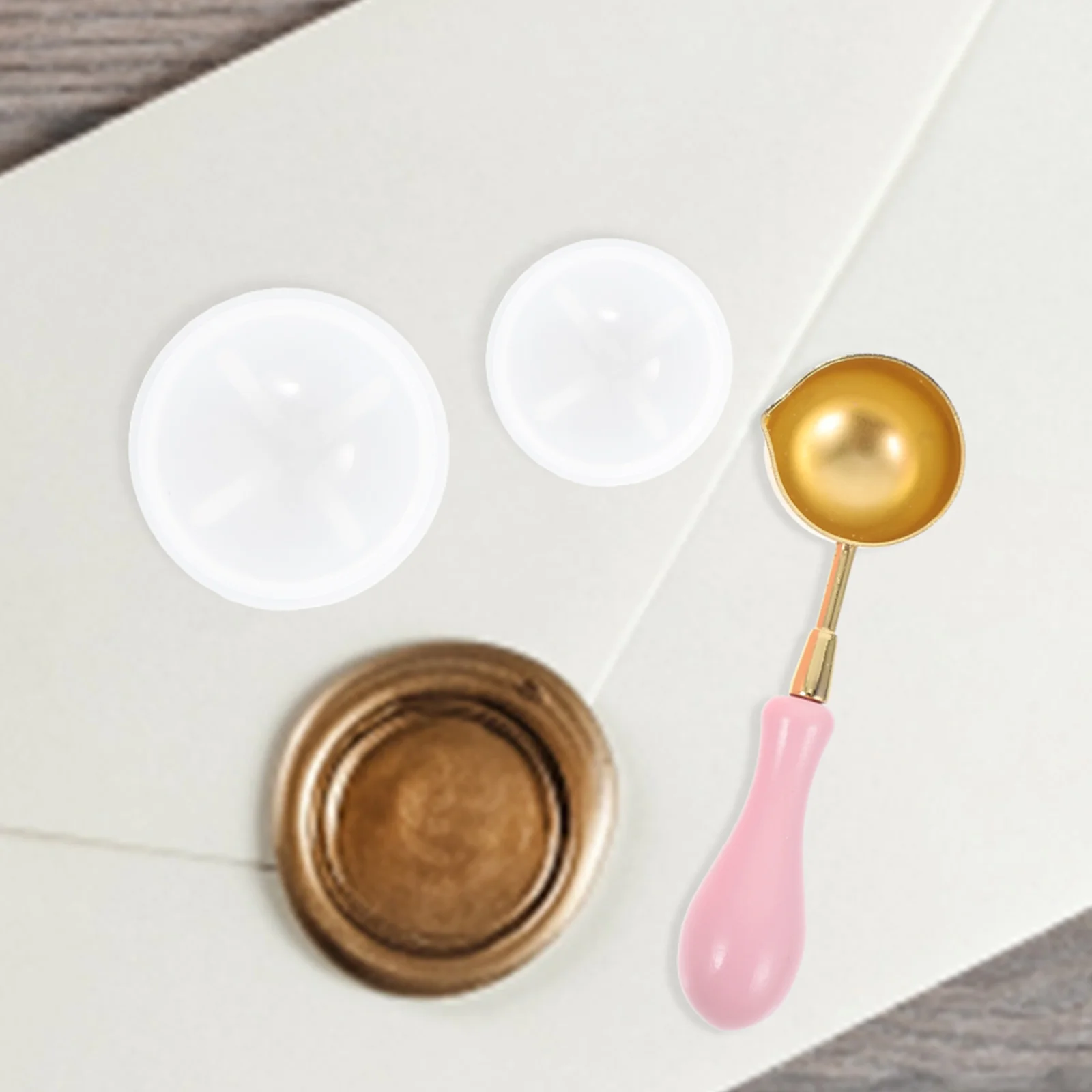 

2 Pcs Silicone Bowl 3CM 4CM Wax Spoon Cleaning Tool Small Bowls Craft Sewing Supplies Durability Easy Clean Non Deform