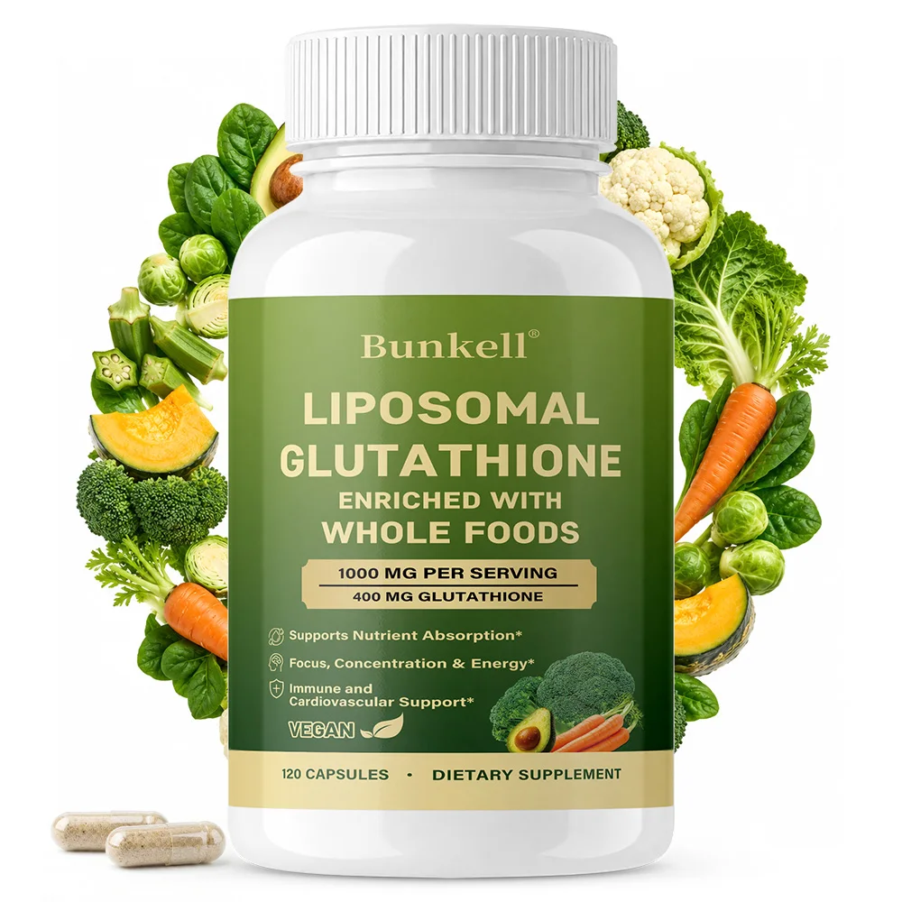 Liposomal Glutathione with Whole Foods for Enhanced Absorption, Antioxidant & Detoxifier,  Immune & Cardiovascular Support