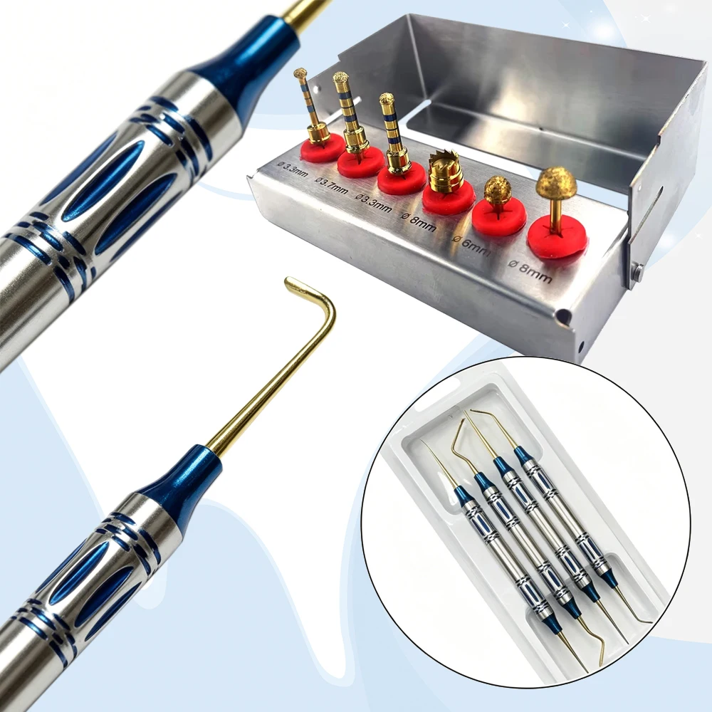 

Golden Dental Sinus Lift Membrane with Diamond Coated Bur Stops for Implant Surgery Bone Grafting and Sinus Augmentation