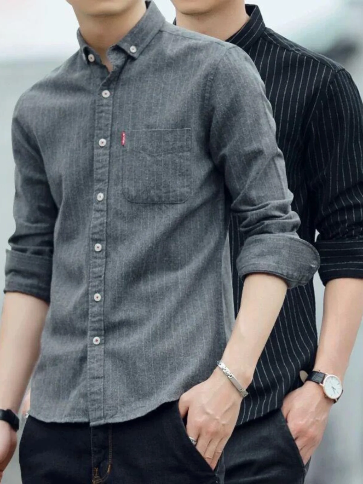 

Мужская Long Sve irt для работы, свободная посадка, обычная, тонкая, осенний сезон, спецодежда на строительной площадке, irt для ношения в офис