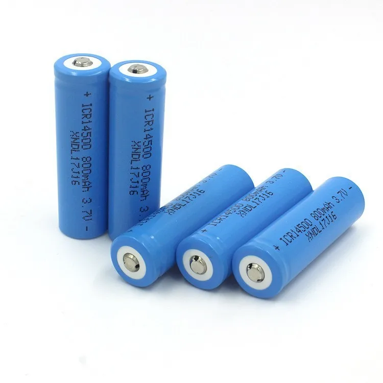 buy more will cheap Factory direct sales 14500 lithium battery 3.7V800mAh 5 # battery, A product full capacity battery