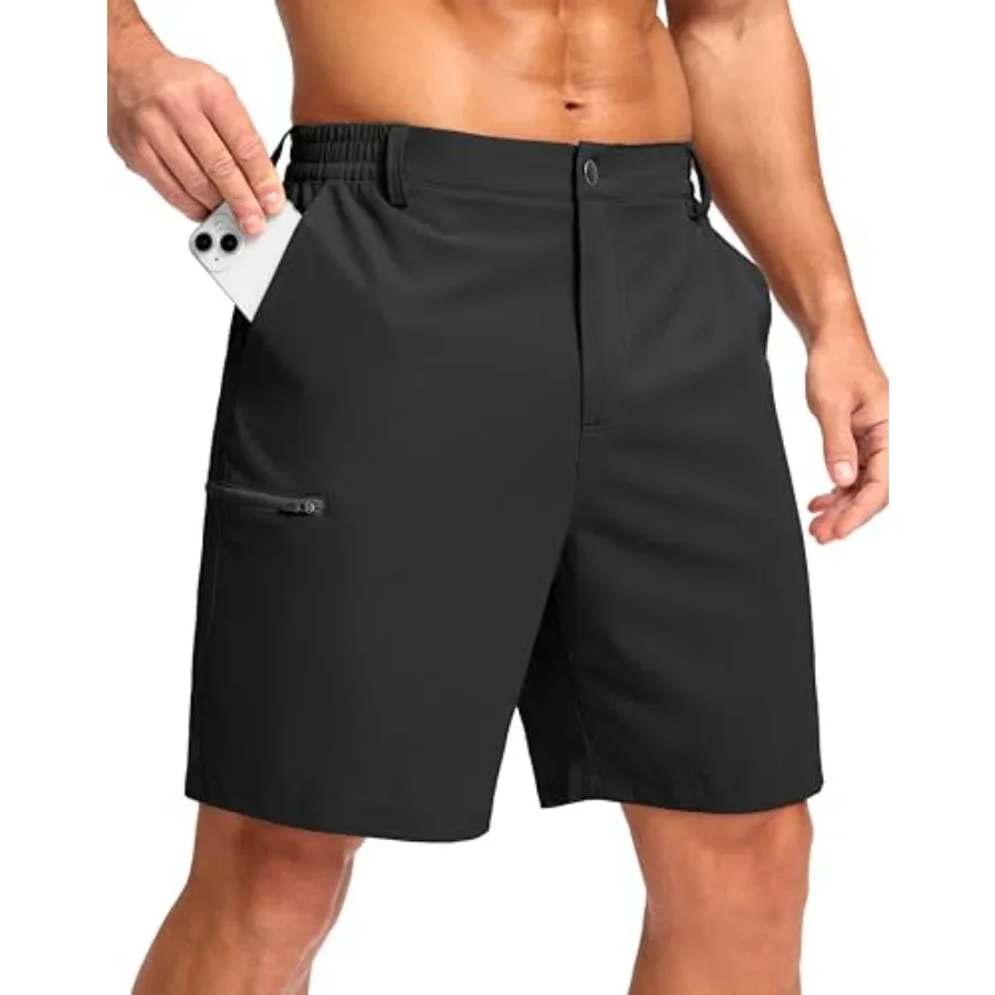 

G Gradual Men's Casual Shorts 7"/ 9" Lightweight 4 Pockets Stretch Quick-Dry Summer Shorts for Golf Work Hiking Trips