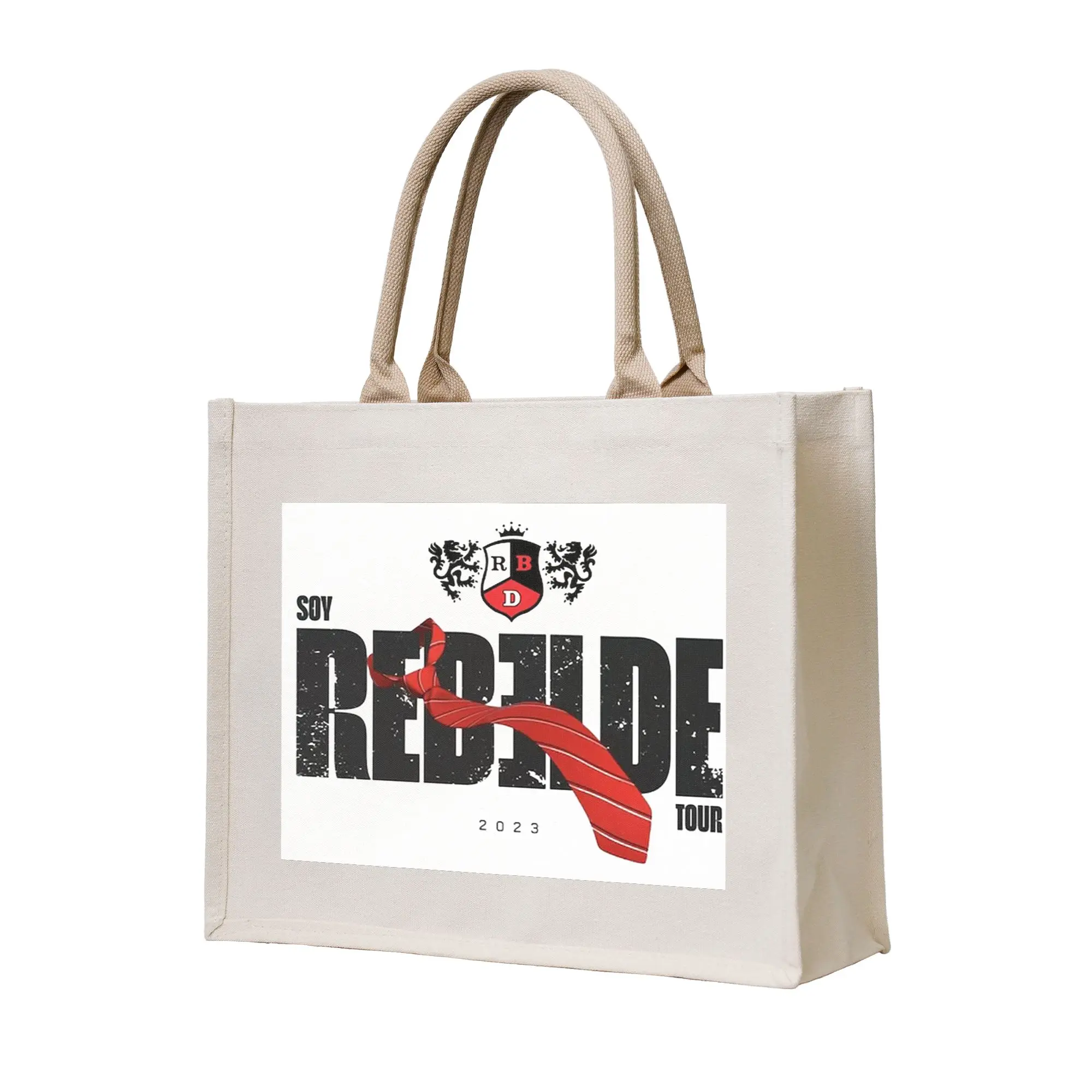 

Мексиканские сумки для покупок RBD Rebelde, холщовая складная сумка-тоут для женщин, дорожная сумка через плечо