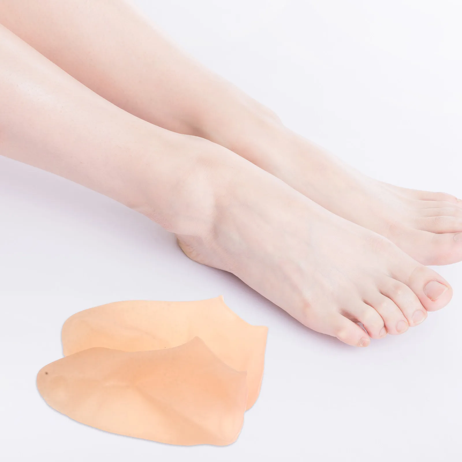 

1Set Silicone Foot Mask Socks Dry Cracked Feet Moisturizing Foot Masks Soft Smooth Feet Moisture Gloves Dry Hand Caring Socks