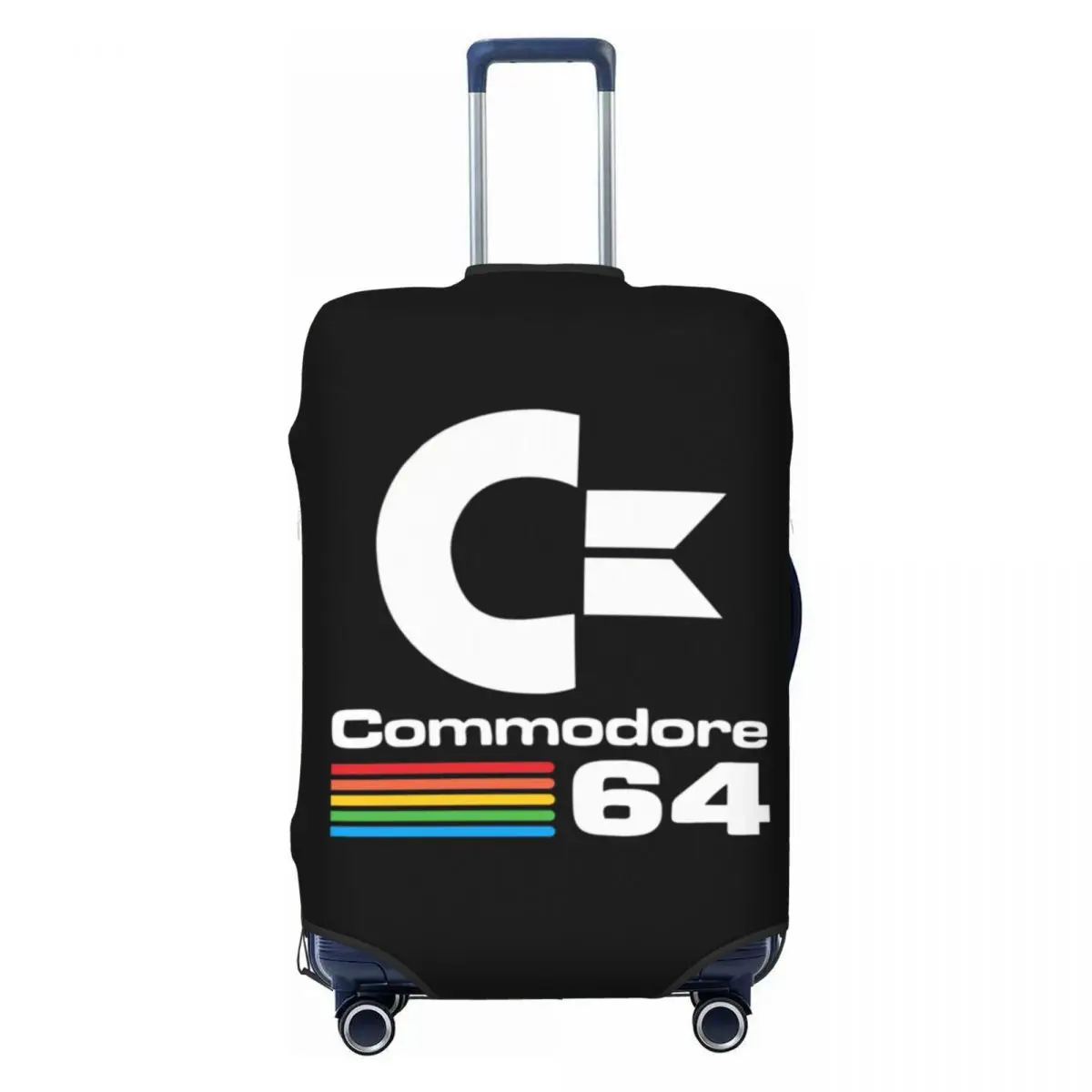 

Custom Retro Commodore 64 Travel Luggage Cover Washable C64 Amiga Computer Suitcase Cover Protector Fit 18-32 Inch