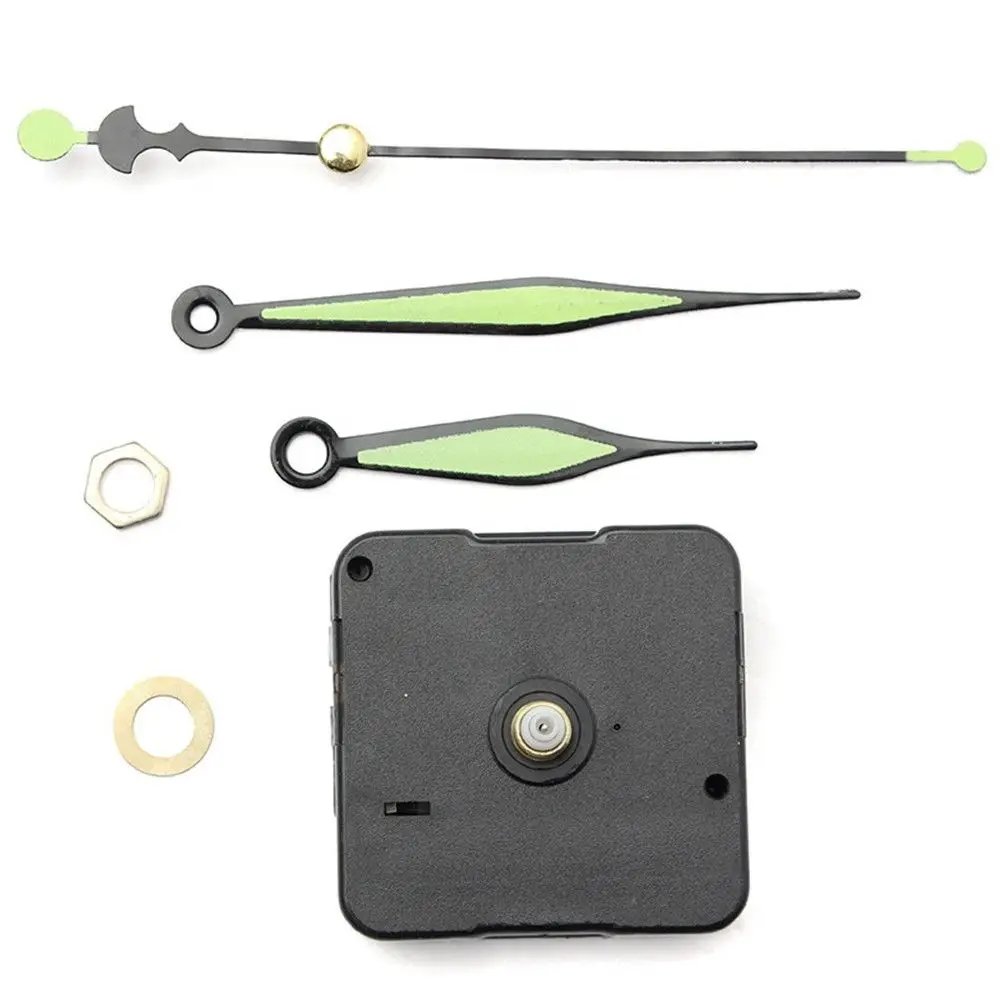 Practical Luminous DIY Repair Silent Quartz Clock Movement Wall Clock Spindle Mechanism Part