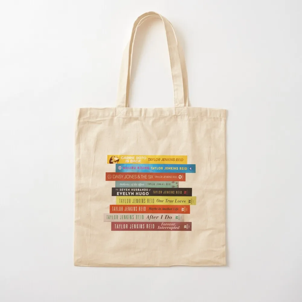 

TJR books stack Tote Bag large size bags hand bag Shopper bag Canvas Tote