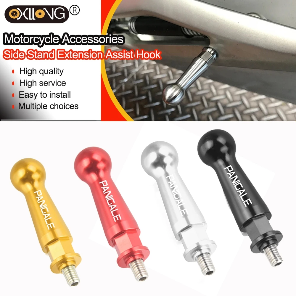 

Motorcycle Accessories Side Stand Extension Assist Hook For Ducati Panigale 1000 1100 V4 Streetfighter V4 SP Superleggera V4 S/R