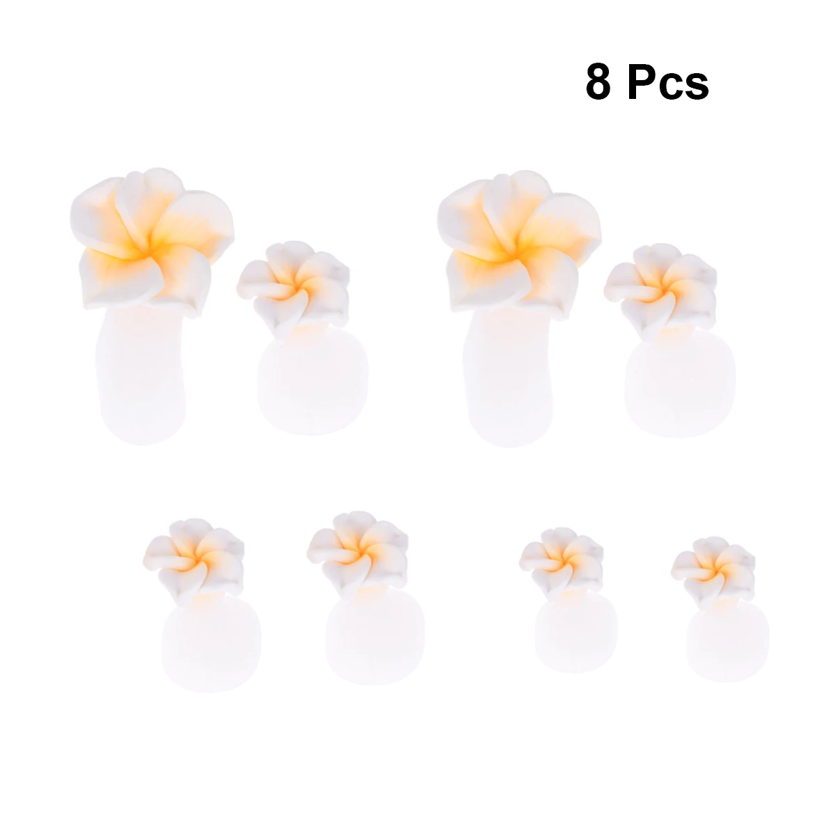 Séparateurs d'orteils en forme de fleur, 8 pièces, entretoises en Silicone pour Nail Art, outils de pédicure, conception de marguerite mignonne, confortable pour Hallux Valgus quotidien