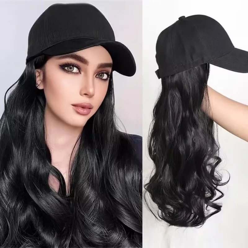 

Fashion selling wig female cap long hair big wave synthetic high temperature silk mechanism head cover