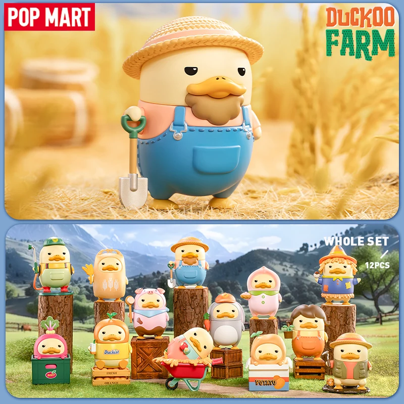 POP MART DUCKOO FARM Series Blind Box Surprise Box Original Action Figure Cartoon Model Mystery Box Collection Girls Gift