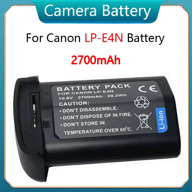 2700mAh LP-E19 LP-E4N akumulator do aparatów Canon EOS R3 EOS-1D C EOS-1D X znak II III