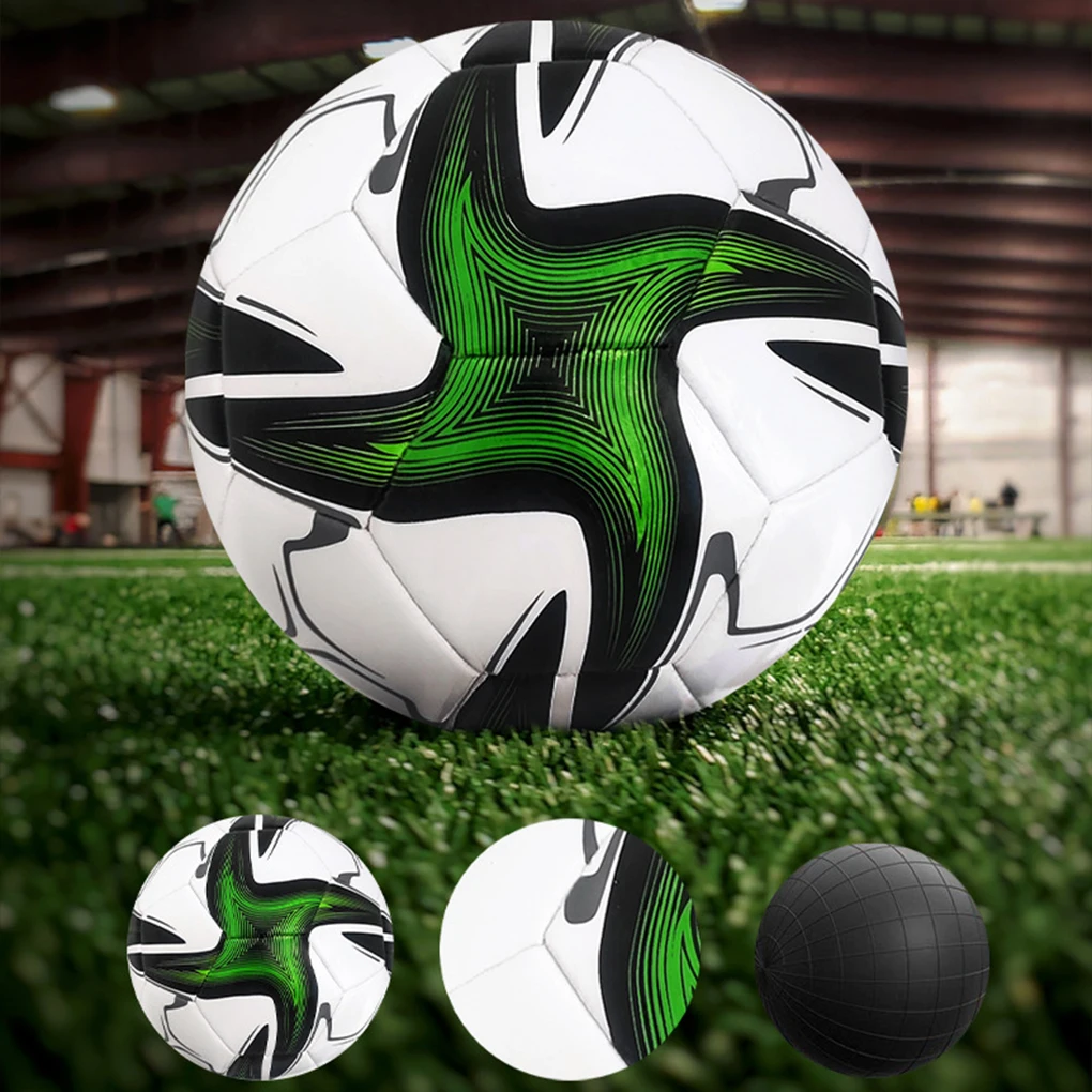 Size 5 Soccer Ball For Professional Training and Competition Ball Sessions Soft PVC Thickened Cover For Smooth Handling Football