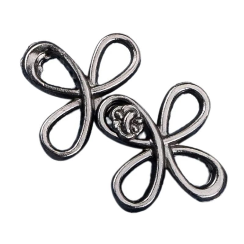 Clovers Brooch Pin Elegant Waistband Clasp Decorative Buckle Clip for Pants