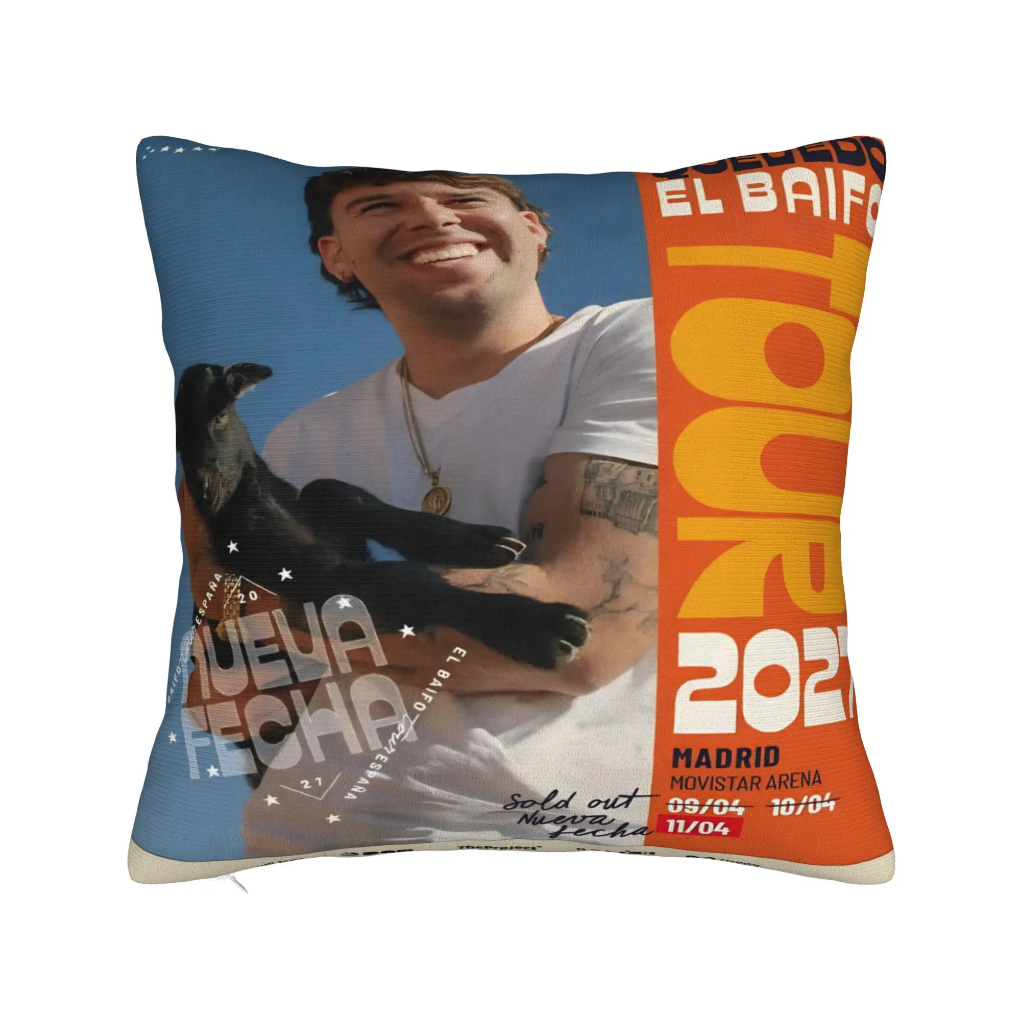 Car Decor QUEVEDO EL BAIFO 2026 Pillowcases Stuff  Pillow Covers Zippered Multi-Size