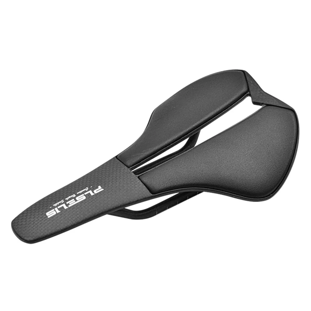 

110g cycling carbon fiber cushion carbon plate carbon bow integrated wear-resistant non-slip leather surface bicycle saddle