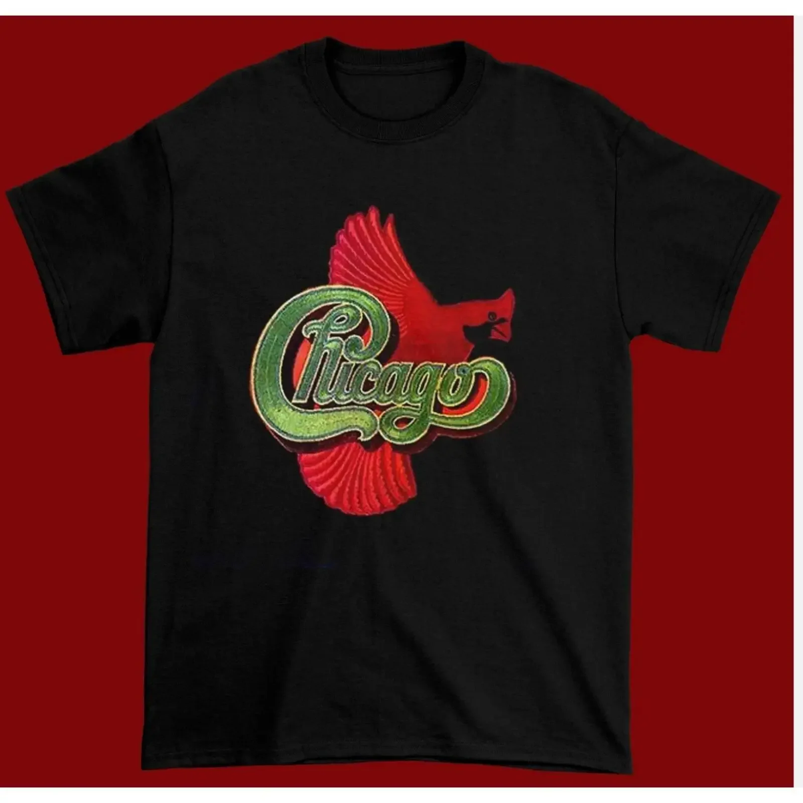 Chicago T Shirt VIII Fan Black All Sizes vintage Washed graphic fashion Versatile Top For Everyday Wear Slightly Soft Casual