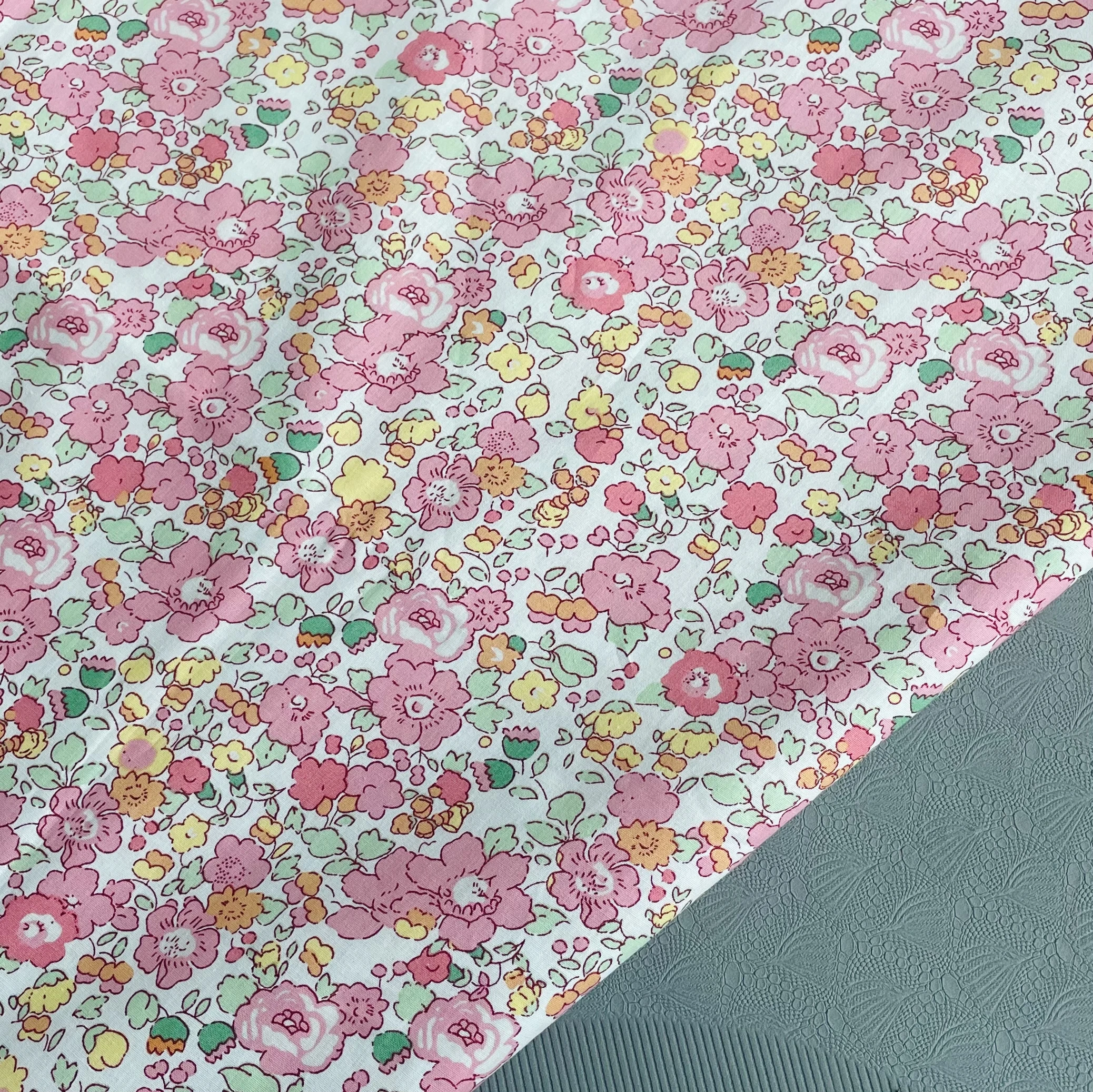 Puderblauer 100% Baumwollstoff 60S Original-Design Digitaldruck für Nähen von Kleidern, Röcken und Kinderbekleidung – Detail 6