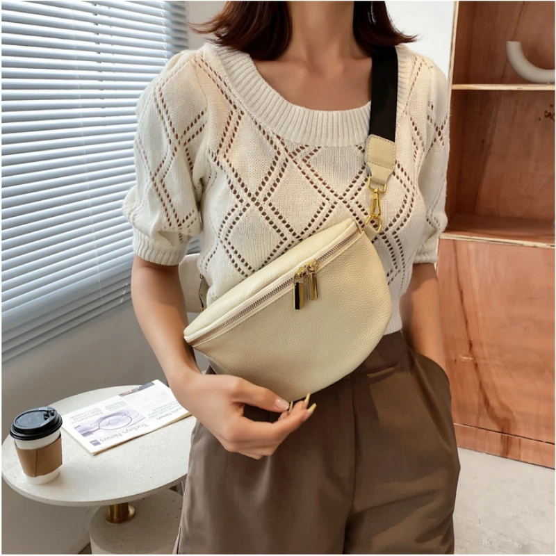 Fashion Fanny Pack Women Waist Pack Casual Crossbody Chest Bags Unisex Hip Bum Bag Travel WaterProof Belt Bag Sport Purse Pocket