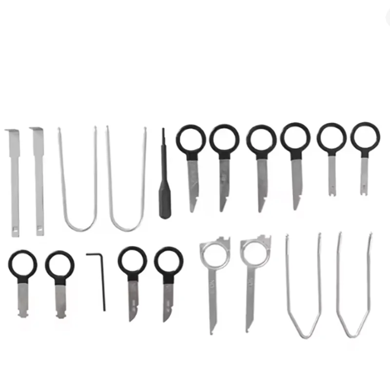 20PCS/Set Radio Removal Tool Key Stainless Steel Blue Removal Pry Tool Kit Car Radio Removal Tool For Truck - view 6