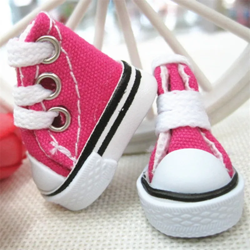 Focket 10 Paires De Mini Chaussures Pour Poupées BJD 60 Cm – 3 Pouces, Couleurs Assorties, Semelle Antidérapante