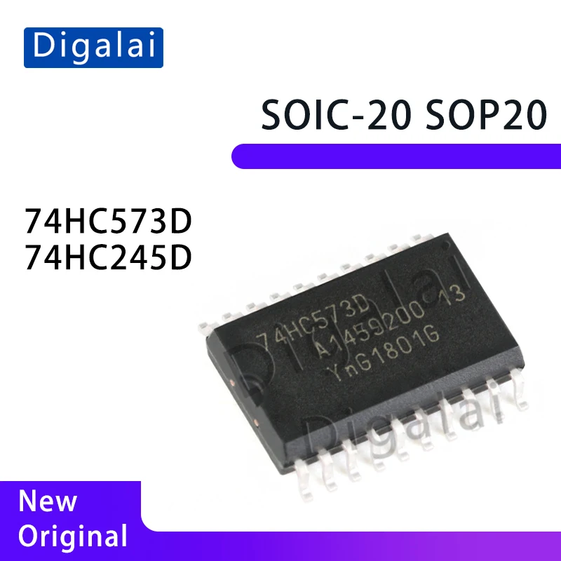 100% New 74HC573D 74HC245D Latch SOP-20