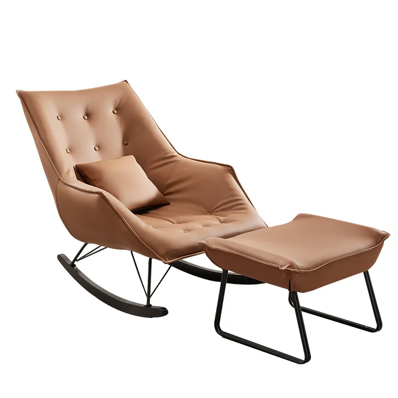 

Internet celebrity single small apartment sofa tatami living room reclining sleeping balcony leisure sofa rocking chair