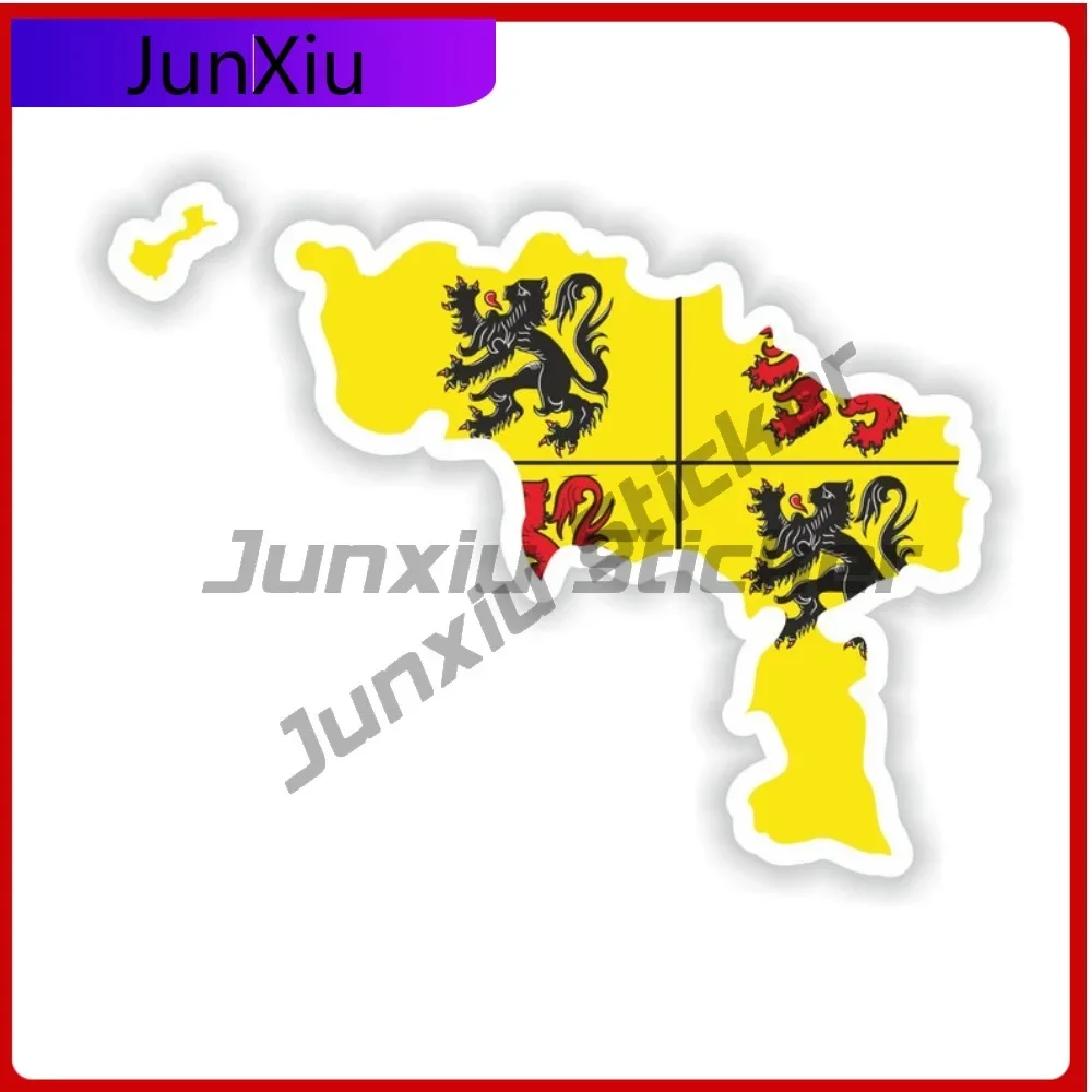 

Hainaut Belgium National Emblem Map Shape And Outline Vinyl Waterproof Decals Camper Sun Living Decals X500 Motorcycle Stickers