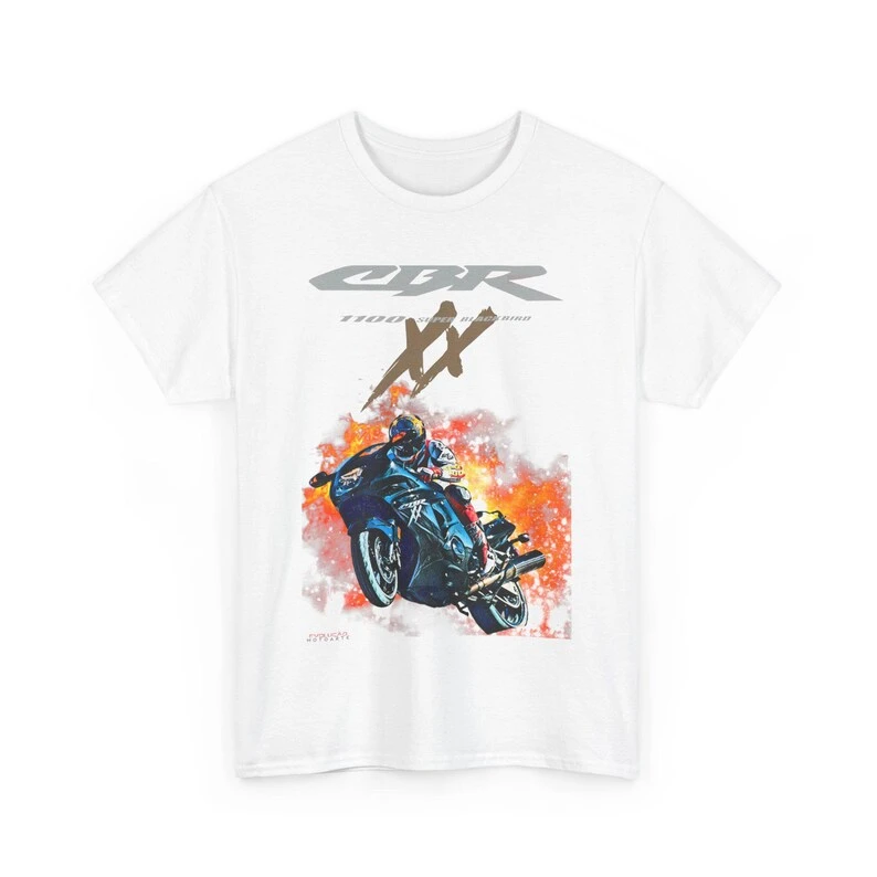 New CBR1100XX T-shirt Super Blackbird Hypersport Inline-four Speed King Biker Gift Cotton T-shirt Unisex
