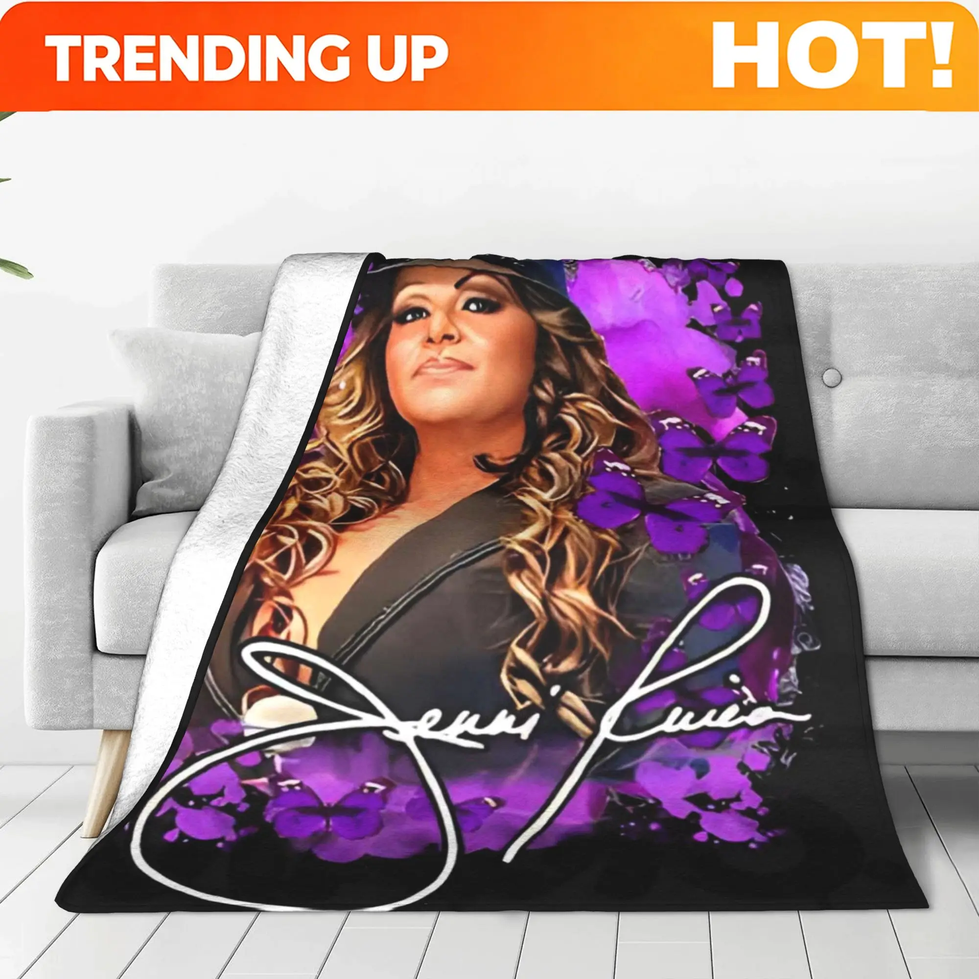 Customize Jenni Rivera One Side Print Large Throw for Floor Seating