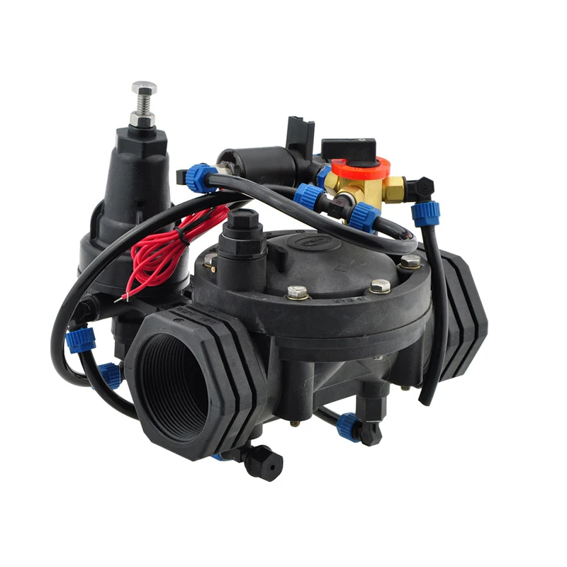 2025 صمام التحكم يقلل الضغط الملف اللولبي الكهربائي الهيدروليكي الطيار الري أنثى صمام كهربائي ملولب