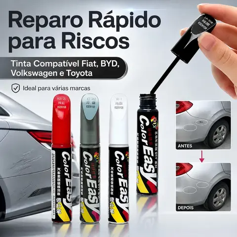 Kit de Canetas para Reparo de Arranhões em Carros, 12 Cores, Resistente à Água, Ferramenta para Arranhões e Manutenção