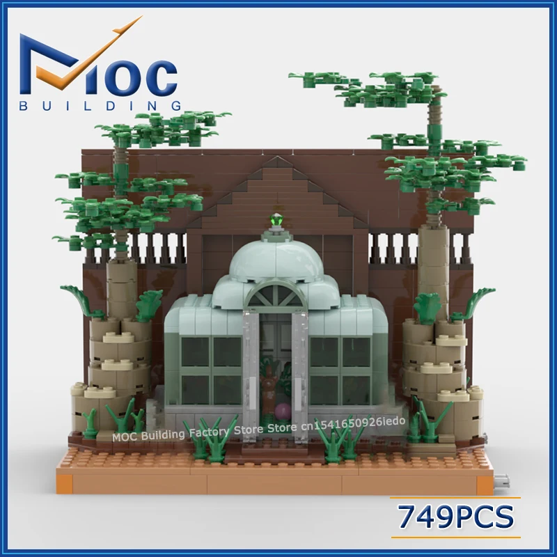 MOC Building Blocks Classic Movie Game Series Forest Vivarium Scene Model DIY Assemble Bricks Creative Toys Collection Gifts